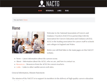 Tablet Screenshot of nacgt.org.uk